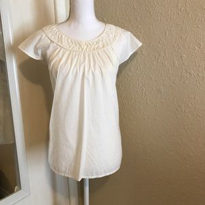 Crème Cotton Blouse